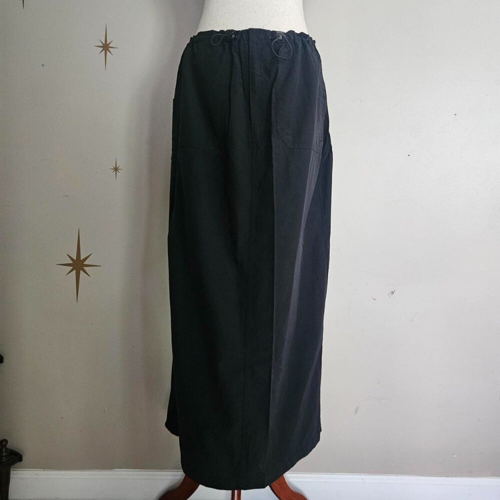 St Johns Bay Drawstring Maxi Skirt Size 18* / L / XL Alt Streetwear Punk Goth